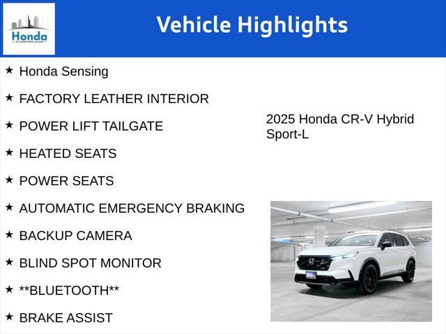 new 2025 Honda CR-V car, priced at $38,955