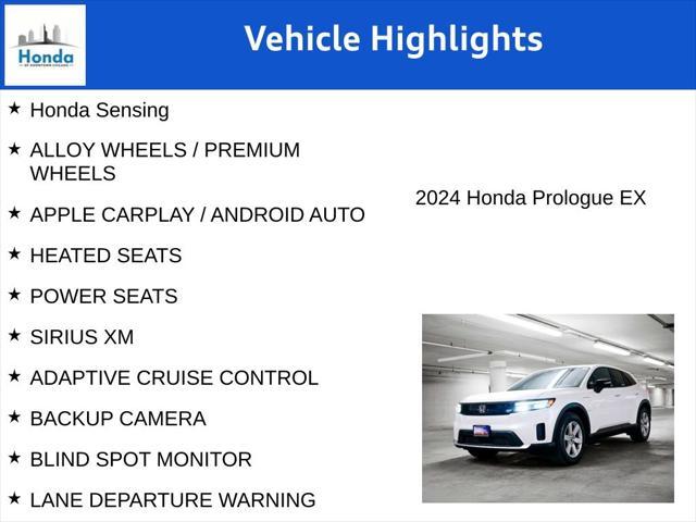 new 2024 Honda Prologue car, priced at $42,050