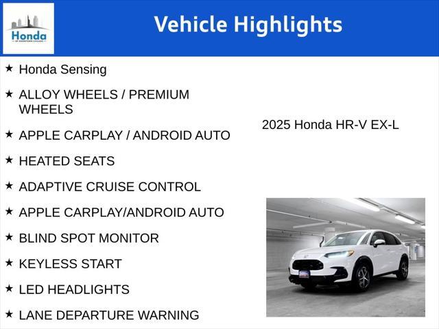 new 2025 Honda HR-V car, priced at $31,305