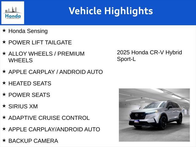 new 2025 Honda CR-V Hybrid car, priced at $38,301