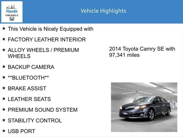 used 2014 Toyota Camry car, priced at $14,000