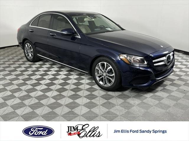 used 2017 Mercedes-Benz C-Class car, priced at $15,418