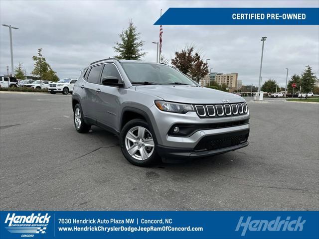 used 2022 Jeep Compass car, priced at $21,477