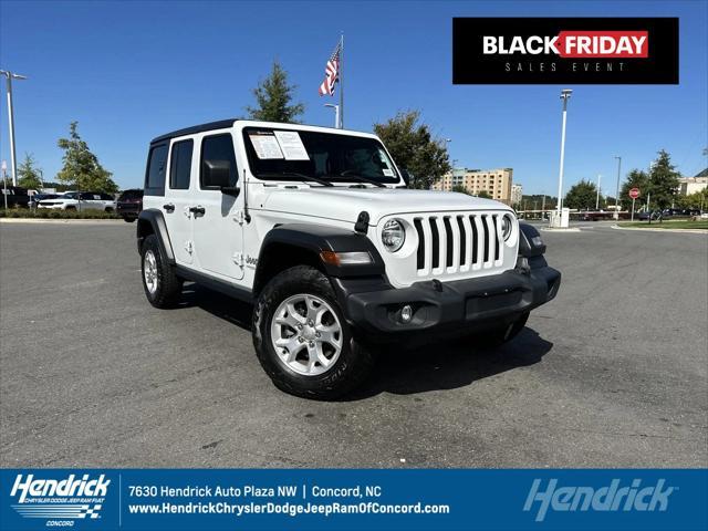 used 2021 Jeep Wrangler Unlimited car, priced at $33,777