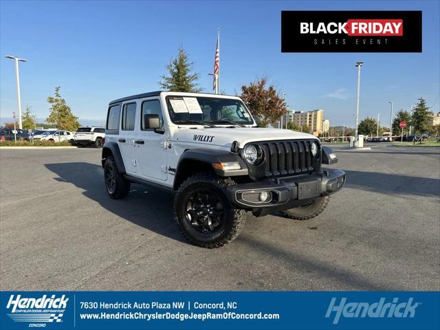 used 2021 Jeep Wrangler Unlimited car, priced at $32,359