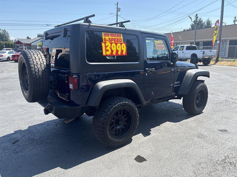 used 2013 Jeep Wrangler car, priced at $13,677