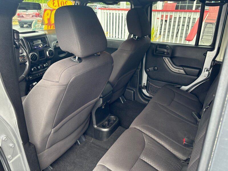 used 2013 Jeep Wrangler Unlimited car, priced at $14,999