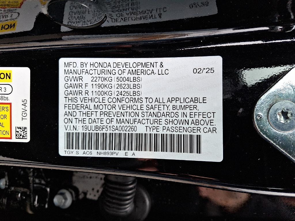 new 2025 Acura TLX car, priced at $52,195