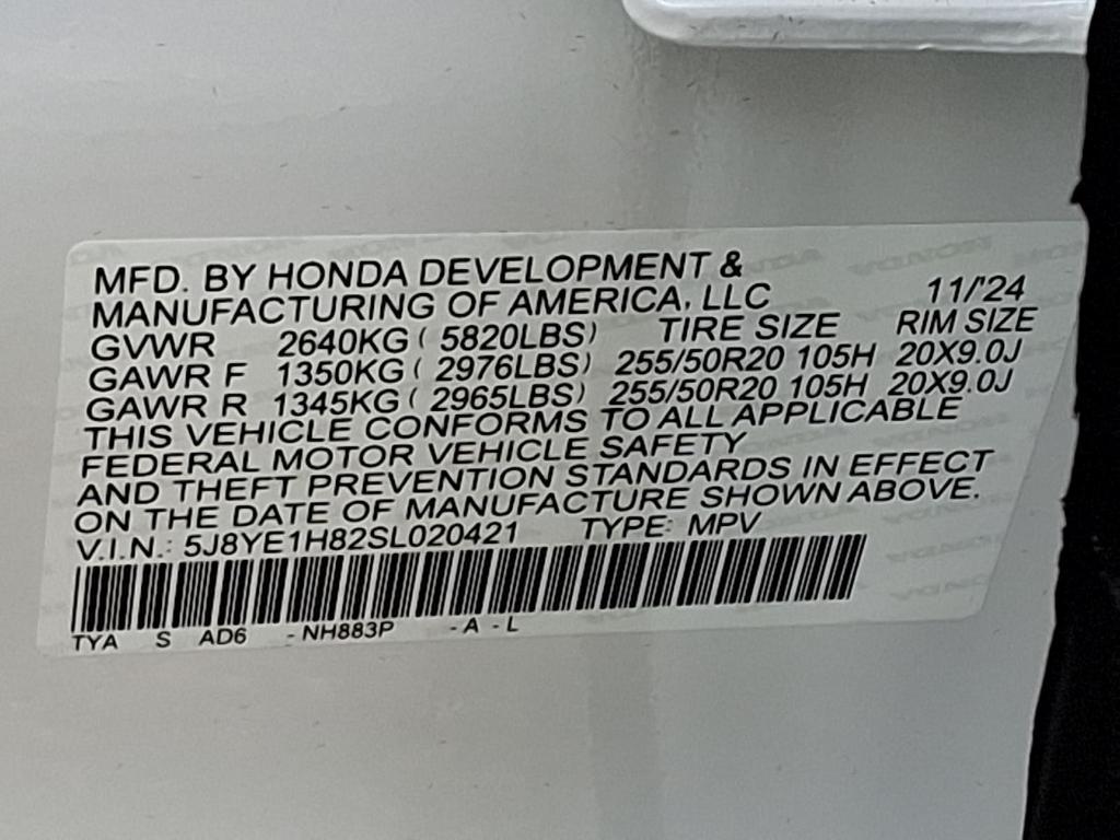 new 2025 Acura MDX car, priced at $68,250
