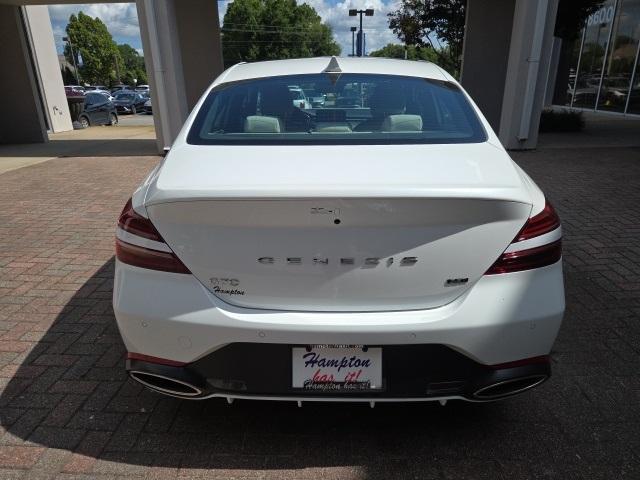 new 2025 Genesis G70 car, priced at $57,095