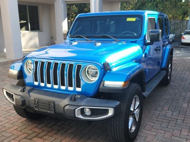 used 2021 Jeep Wrangler Unlimited car, priced at $33,595