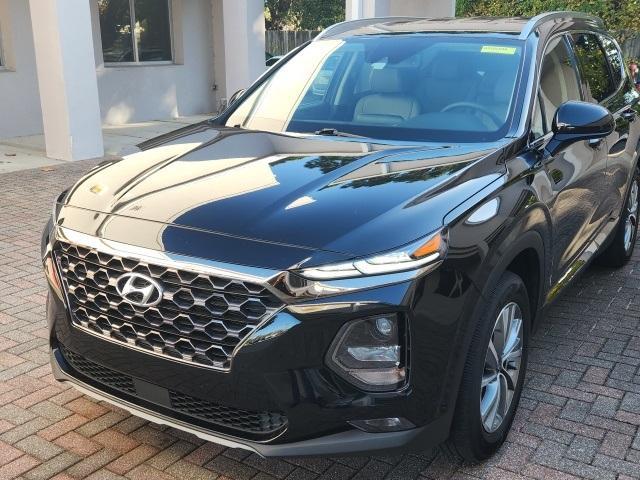 used 2019 Hyundai Santa Fe car, priced at $18,554