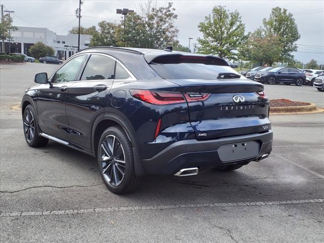 new 2025 INFINITI QX55 car, priced at $50,002