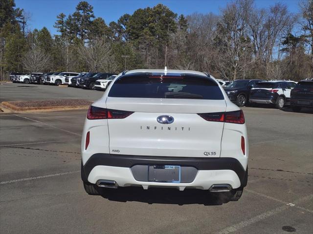 new 2025 INFINITI QX55 car, priced at $59,770