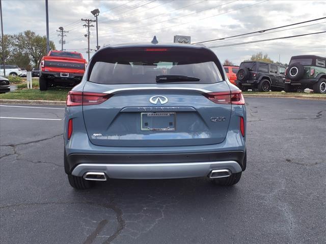 new 2025 INFINITI QX50 car, priced at $47,122