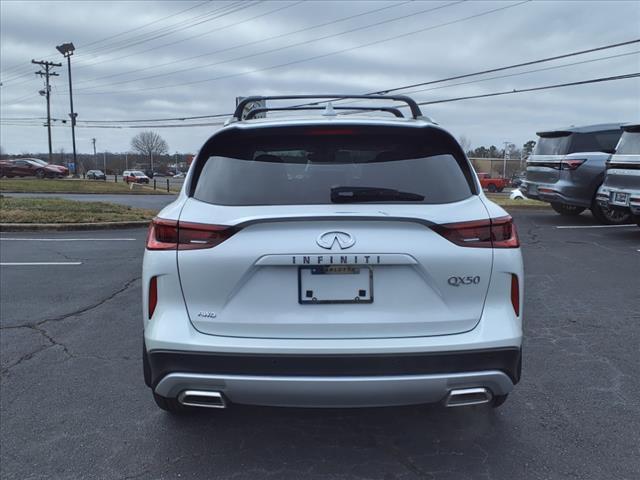 new 2025 INFINITI QX50 car, priced at $49,297