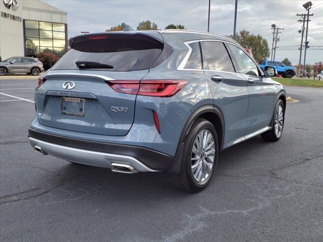 new 2025 INFINITI QX50 car, priced at $47,122