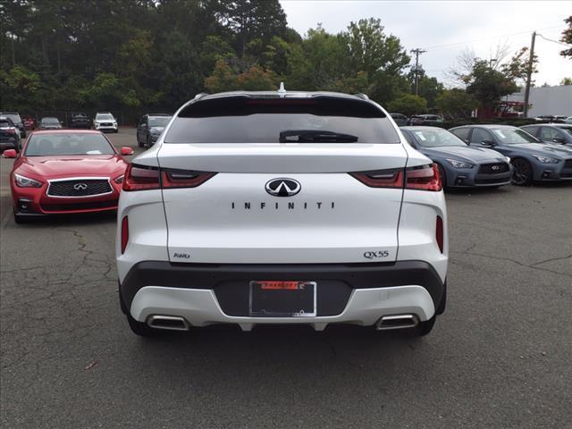 new 2025 INFINITI QX55 car, priced at $51,213