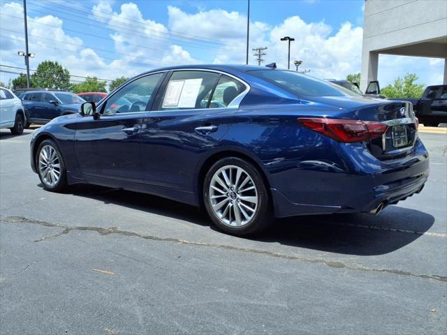used 2022 INFINITI Q50 car, priced at $31,322