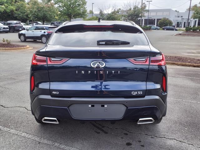 new 2025 INFINITI QX55 car, priced at $50,002