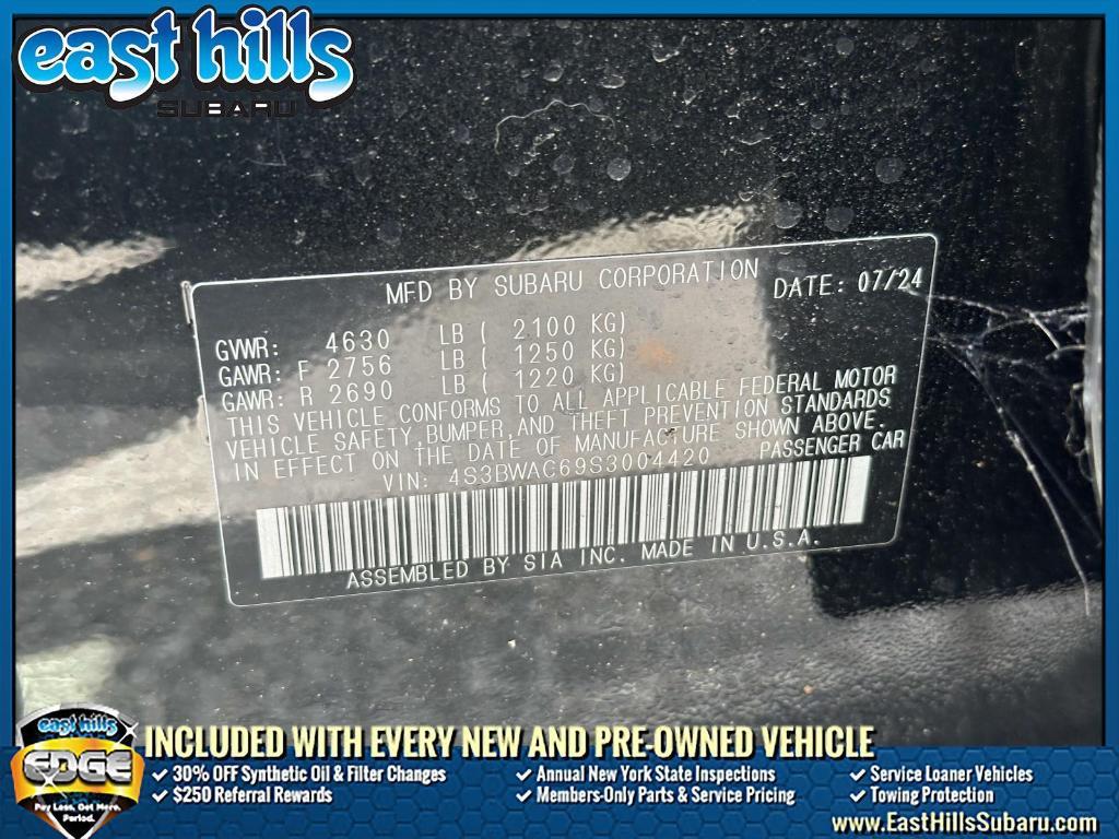 used 2025 Subaru Legacy car