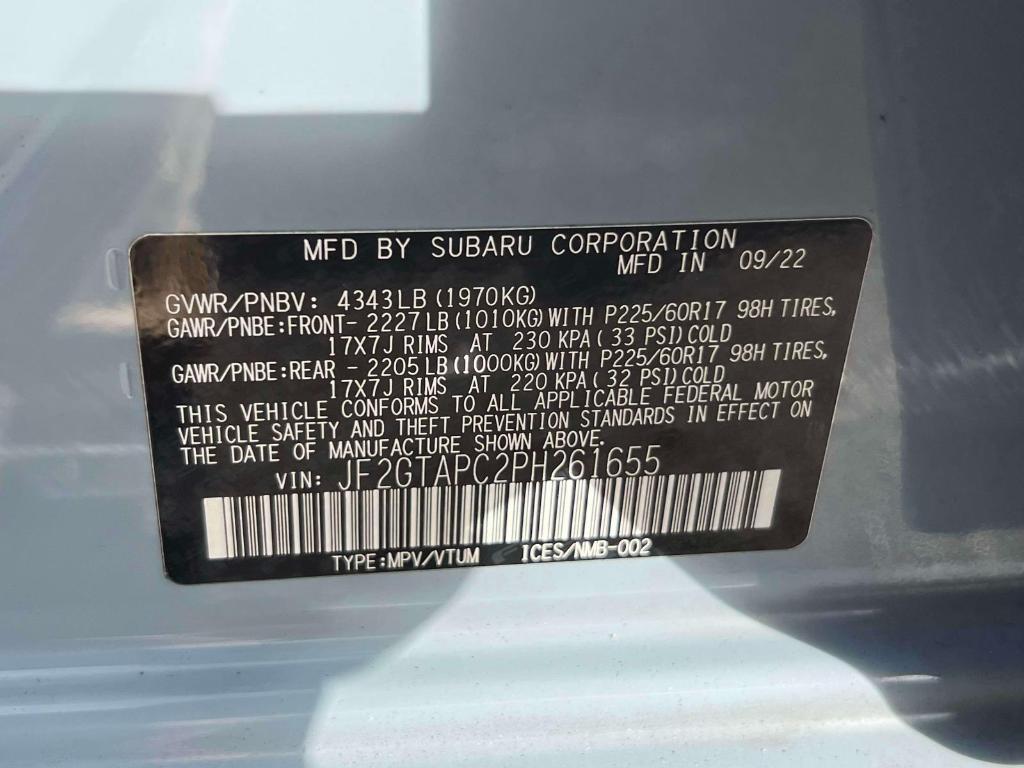 used 2023 Subaru Crosstrek car, priced at $22,995