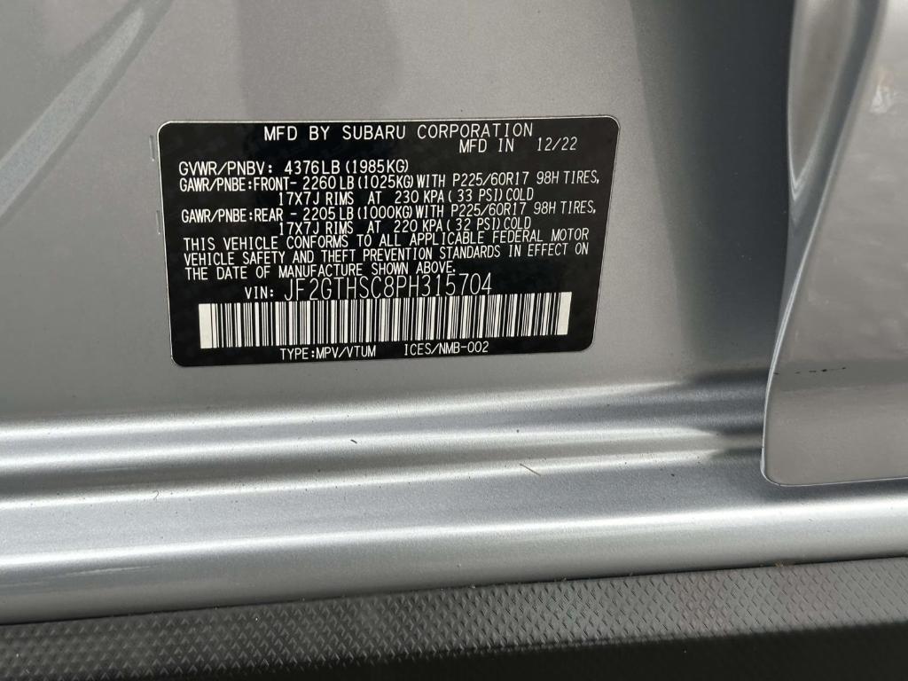 used 2023 Subaru Crosstrek car, priced at $23,005