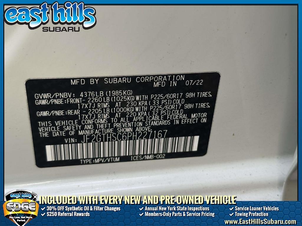 used 2023 Subaru Crosstrek car, priced at $23,995