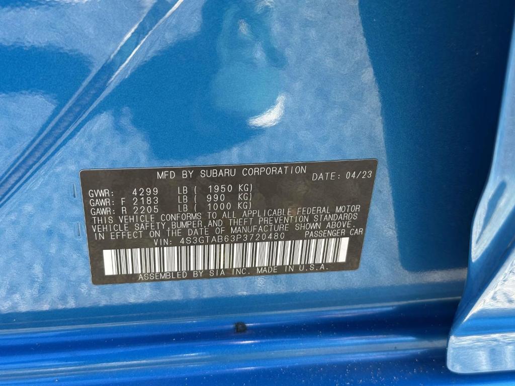 used 2023 Subaru Impreza car, priced at $18,995