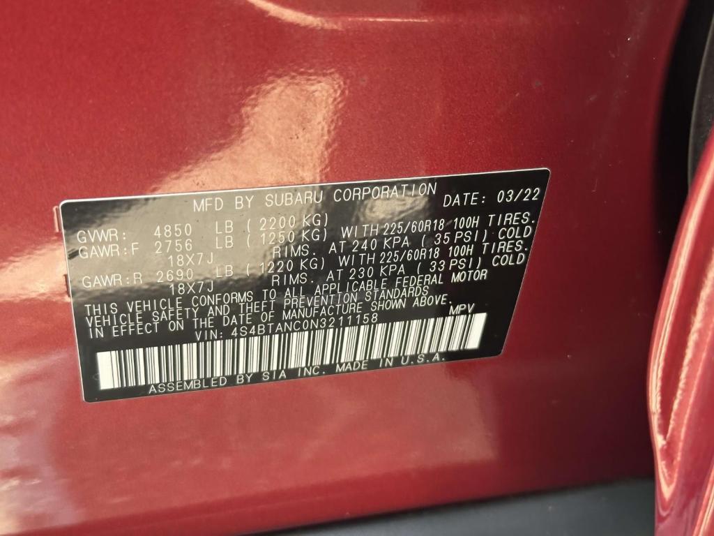 used 2022 Subaru Outback car, priced at $24,495