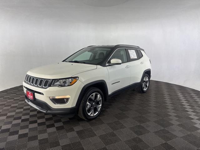 used 2021 Jeep Compass car, priced at $17,662