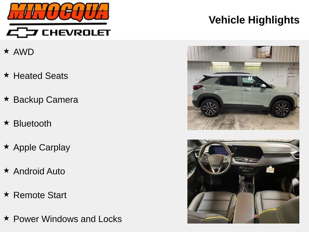 new 2025 Chevrolet TrailBlazer car, priced at $30,990
