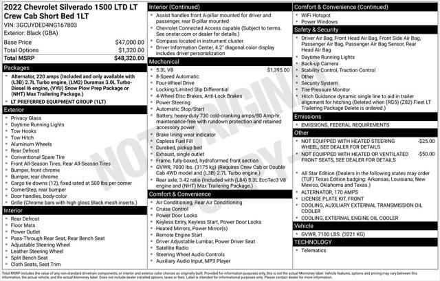 used 2022 Chevrolet Silverado 1500 car, priced at $35,980