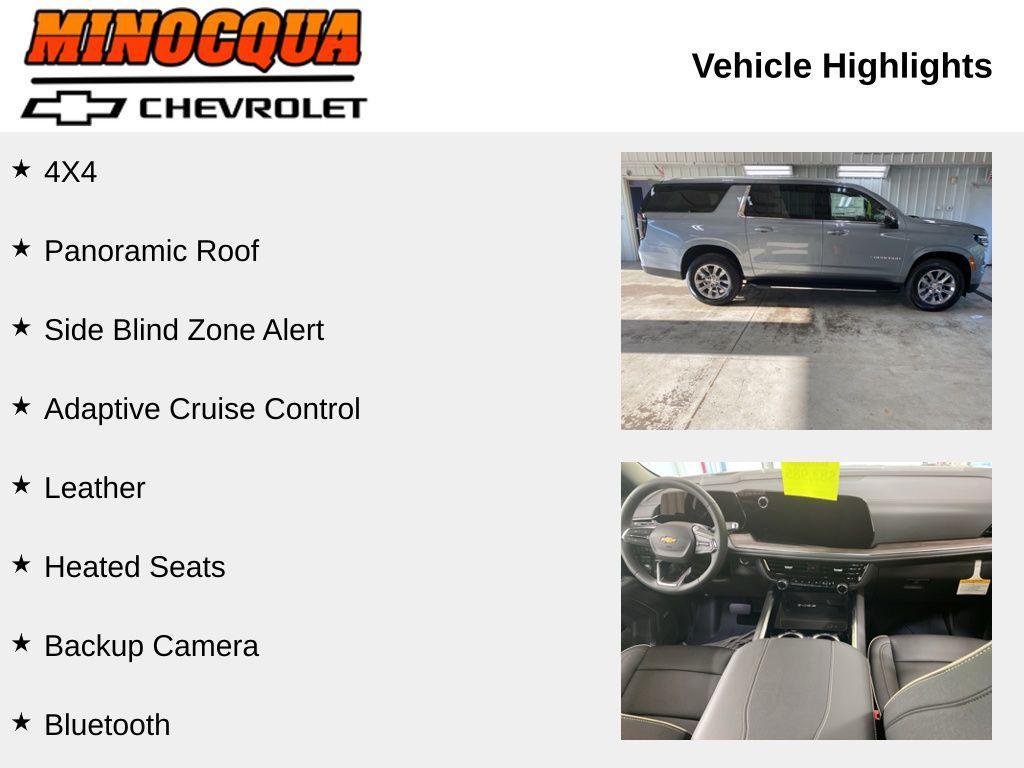 new 2026 Chevrolet Suburban car, priced at $83,790