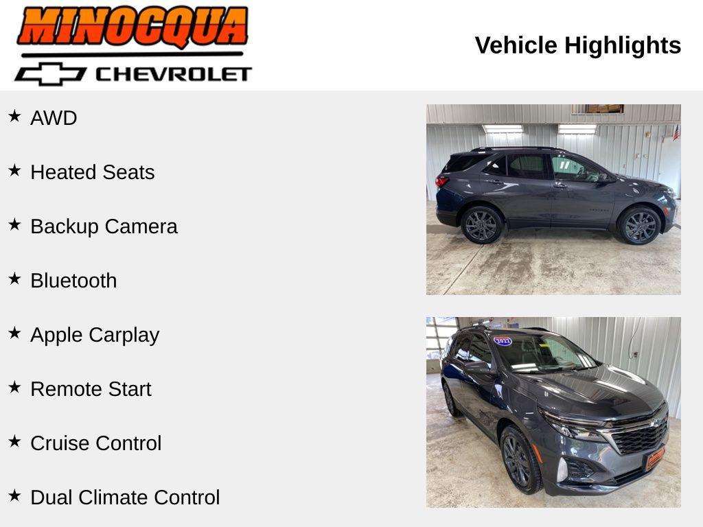 used 2022 Chevrolet Equinox car, priced at $24,900