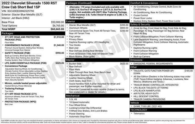 used 2022 Chevrolet Silverado 1500 car, priced at $41,980