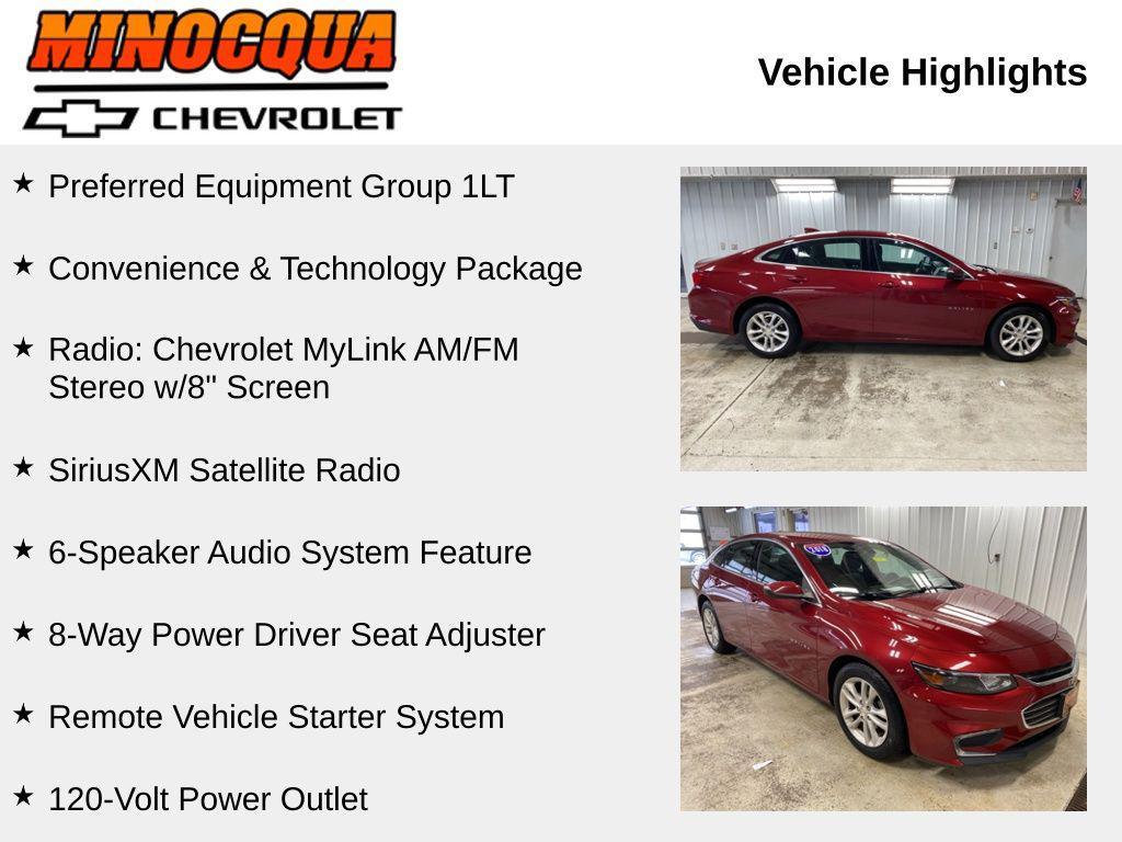 used 2018 Chevrolet Malibu car, priced at $14,980