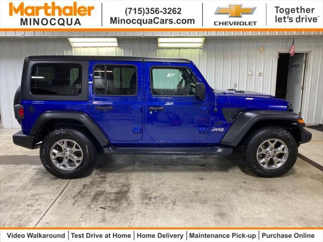 used 2020 Jeep Wrangler Unlimited car, priced at $30,499