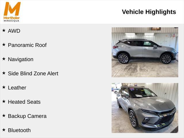used 2024 Chevrolet Blazer car, priced at $39,580