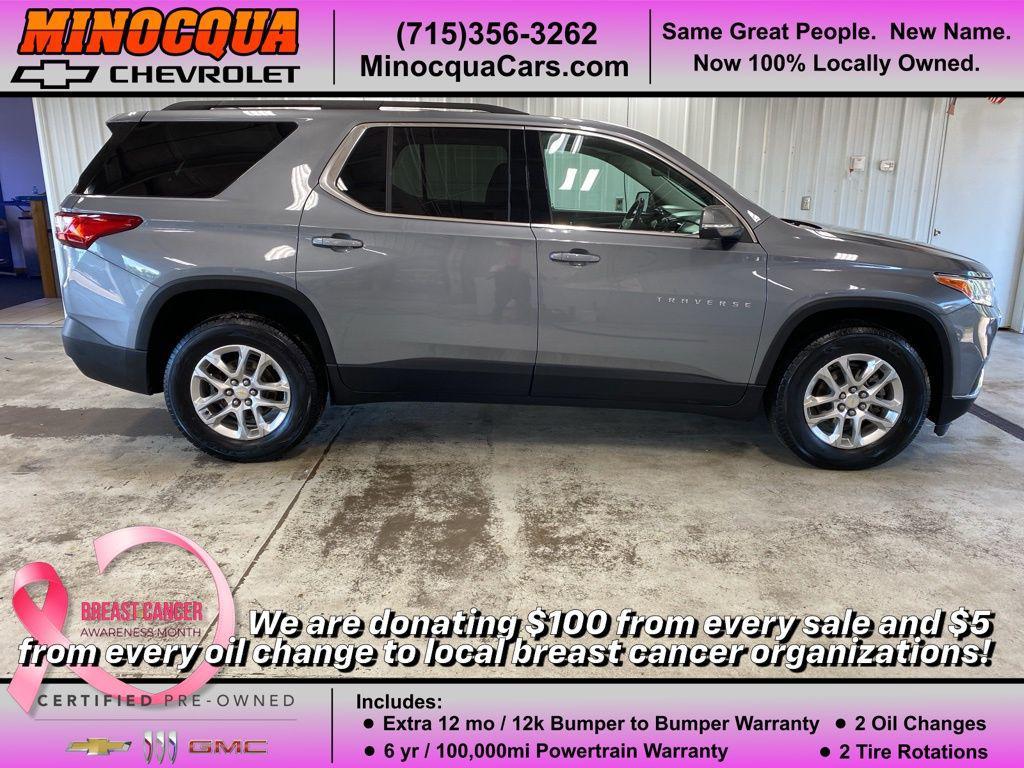 used 2021 Chevrolet Traverse car, priced at $22,680