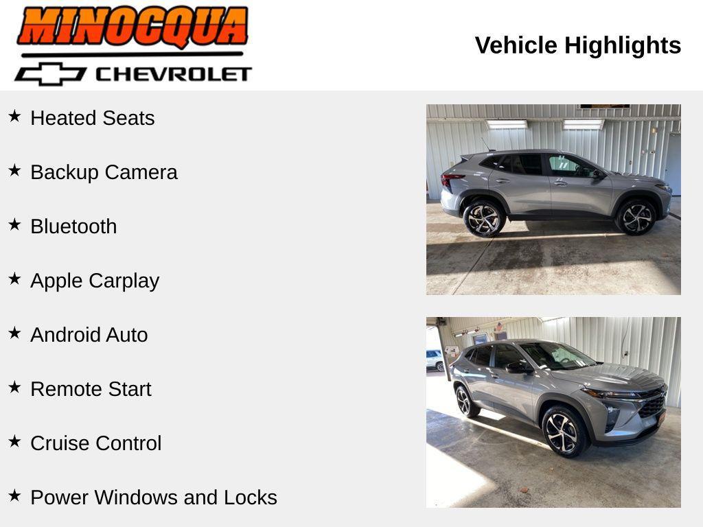 new 2025 Chevrolet Trax car, priced at $24,390