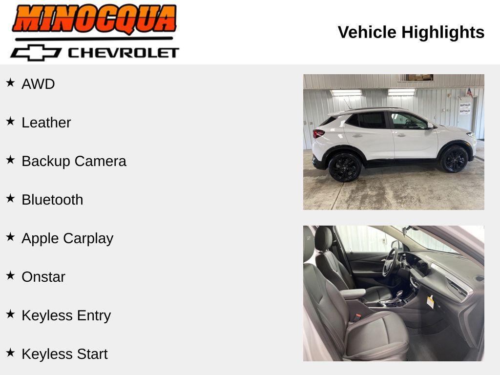 used 2024 Buick Encore GX car, priced at $27,600