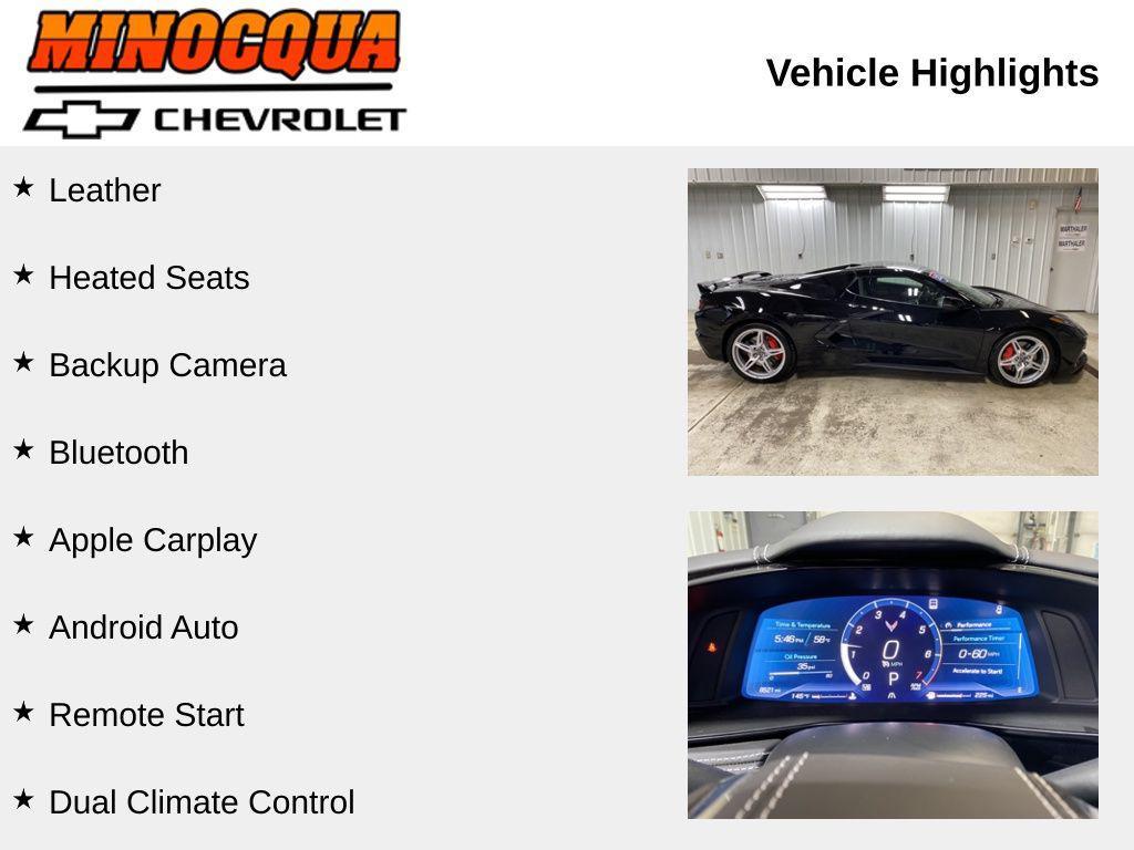 used 2022 Chevrolet Corvette car, priced at $75,800
