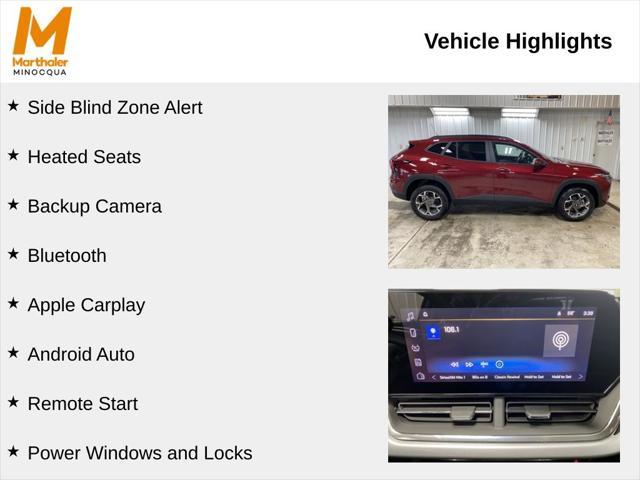 new 2025 Chevrolet Trax car, priced at $24,485