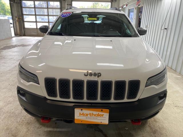 used 2021 Jeep Cherokee car, priced at $19,980