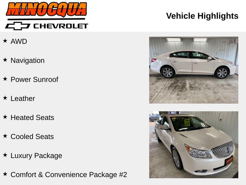 used 2012 Buick LaCrosse car, priced at $10,980