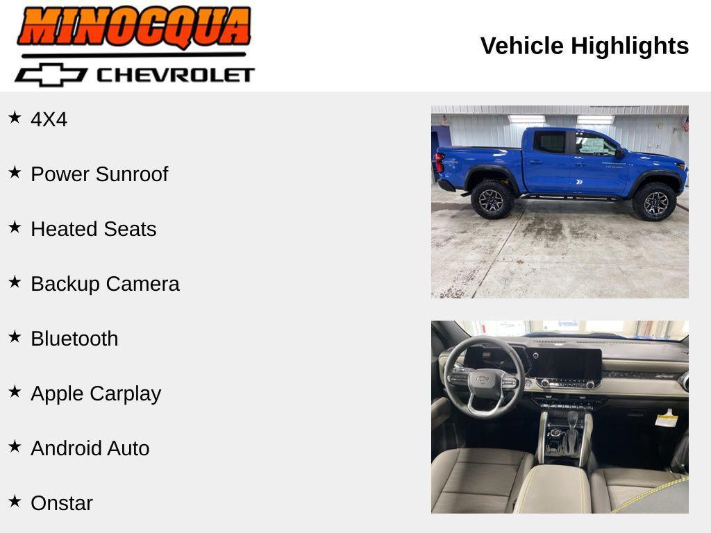 new 2026 Chevrolet Colorado car, priced at $53,290
