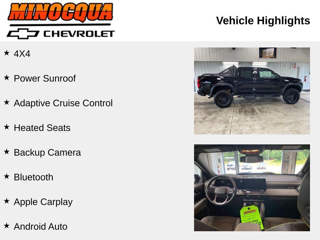 new 2025 Chevrolet Colorado car, priced at $54,790