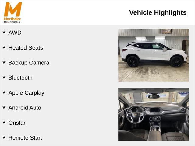 used 2022 Chevrolet Blazer car, priced at $27,420