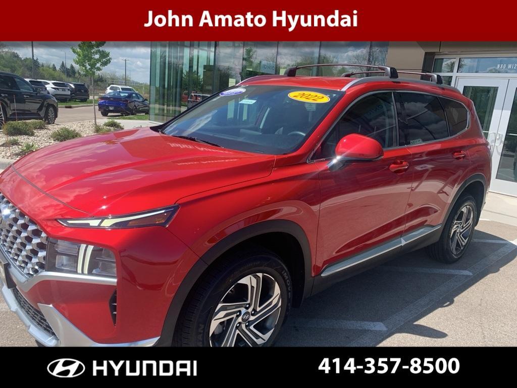 used 2022 Hyundai Santa Fe car, priced at $25,397